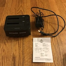 Kingwin Power Dock SSD/SATA HDD PD-2537U3 Dual Bay Clone Docking Station AAE6