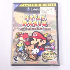 PAPER MARIO The Thousand-Year Door Player's Choice GameCube Case Only NO GAME 