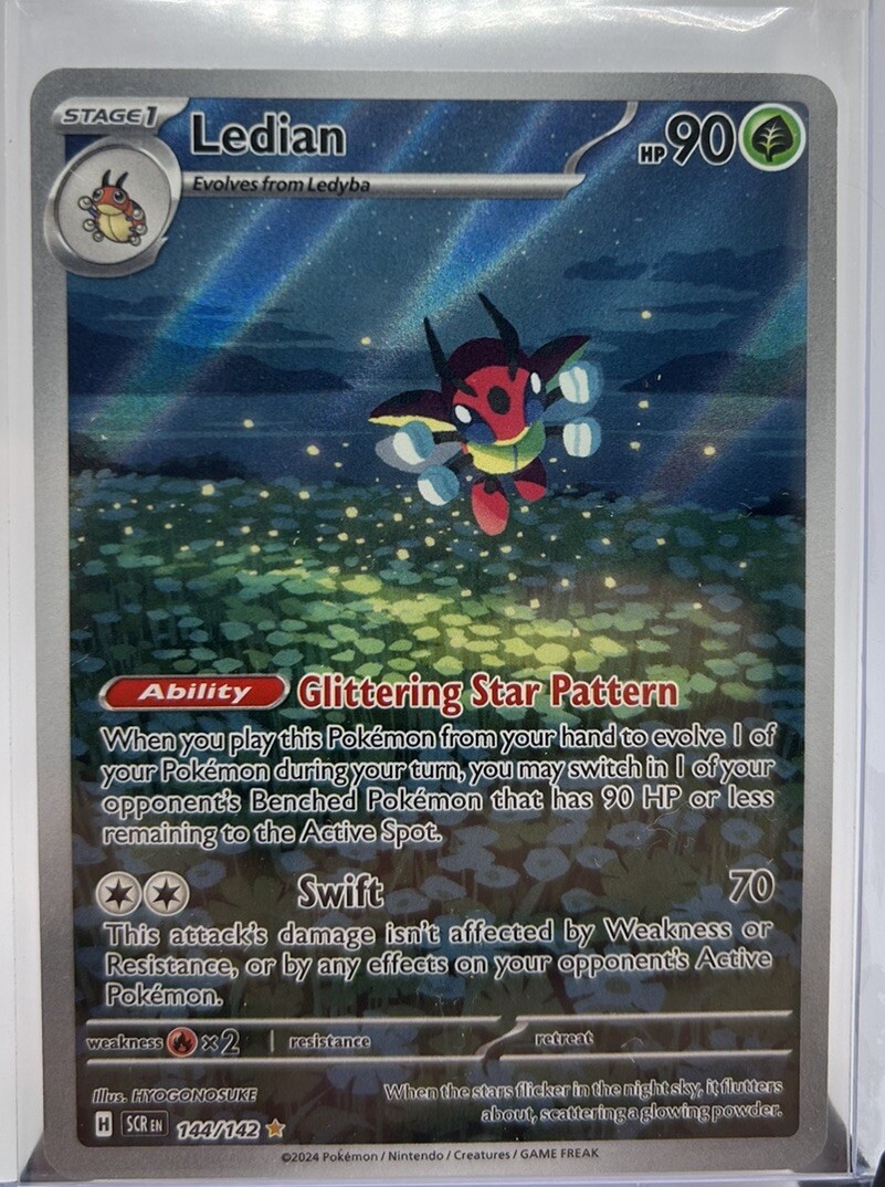 Pokémon TCG - Ledian Full Art Illustration Rare - Stellar Crown - 144/142