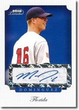2008 Matt Dominguez Rookie LIMITED Autograph Mint WHITE Auto RC #/10