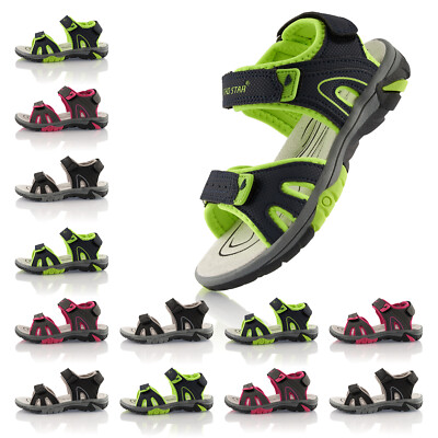 Neu Mädchen Jungen Sandalen Kinderschuhe Klettverschluss 2164 Schuhe Gr. 25-35