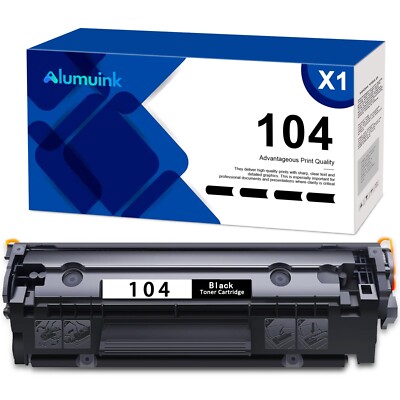 1PK 104 Black Toner Cartridge Replacement for Canon 104 CRG104 ImageClass D420