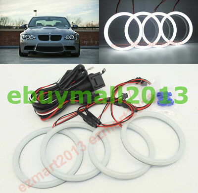 Cotton WH Halo Ring for BMW M3 E90 E91 LCI Xenon Headlamp 2006-12 Angel Eyes DRL