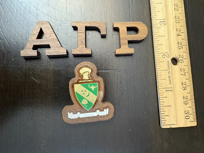 Alpha Gamma Rho Fraternity Wood Letters (1