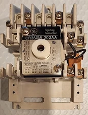 GE CR360ML202AA Lighting Contactor, 20 Amp, 2 Poles, 120V Coil