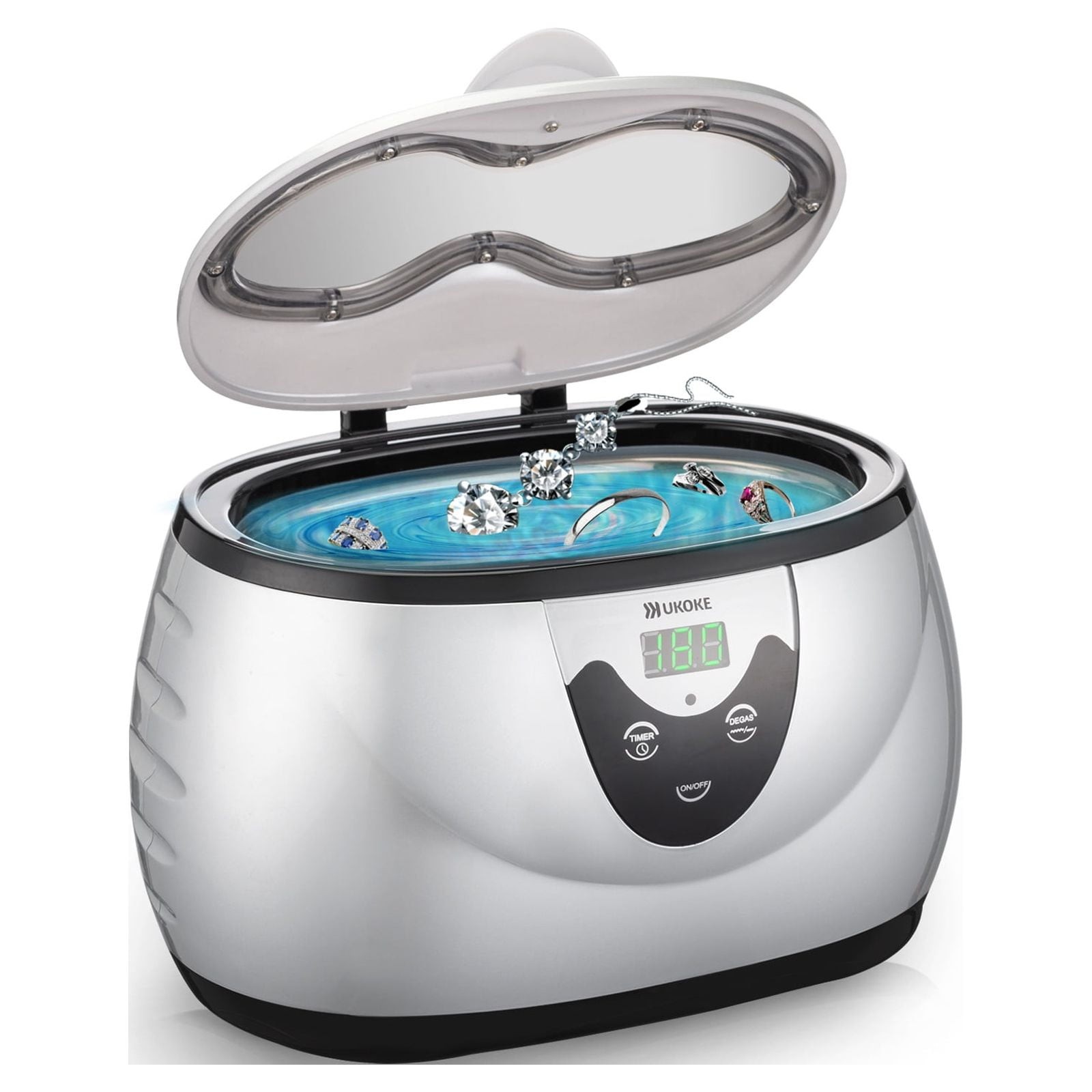 Ultrasonic Cleaner for Jewelry Glasses Tools and More