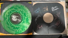 Five Iron Frenzy Until This Shakes Apart SIGNED Rare Green Cloudy  Vinyl Record
