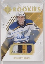 2018-19 Upper Deck Ultimate Collection Rookies 9/99 Robert Thomas Patch Auto g0p