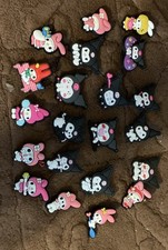 21 - Sanrio My Melody Kuromi Multicolor Croc Shoe Charms Set for Girls