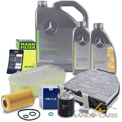 INSPEKTIONSPAKET B FÜR MERCEDES C E-KLASSE W204 S204 S212 GLK X204 CDI-MOTOREN