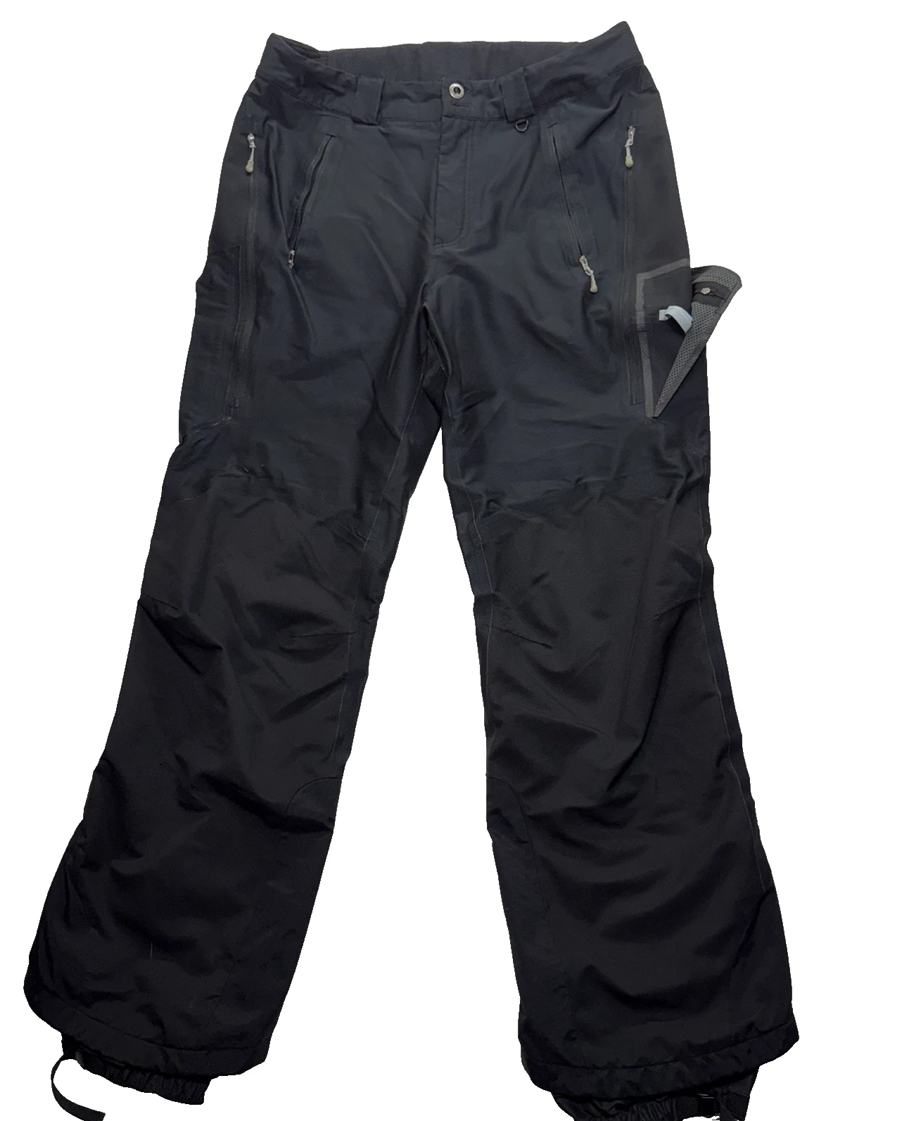 Patagonia Pants Mens 34 Light Smoke Flash Black Softshell Welded Seams Snow Ski