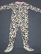 The Children's Place Panda Footed Fleece, One-Piece Pajama Toddler Size 3T