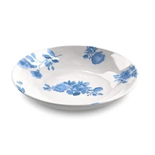 Cottage Blue Floral Low Bowl for Salad/Pasta/Soup, 9-Inch, 34-Ounce, Pure Mel...
