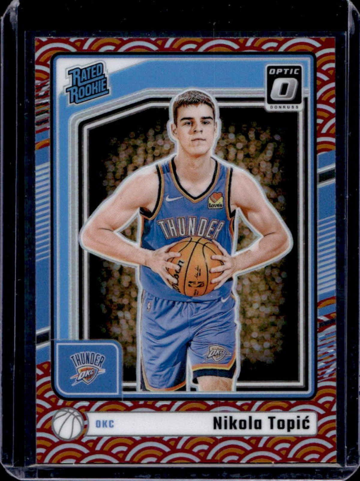 2024-25 Donruss Optic Nikola Topic Rated Rookie Photon RC #278 Thunder