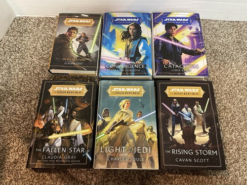 Star Wars High Republic Hardcover Book Lot of 6 w/Dust Covers - FREE SHIPPING ! - Foto 1 di 2