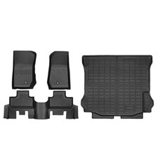 Tpe Floor Liners For Jeep Wrangler 4-door 2007-2013 All Weather Waterproof