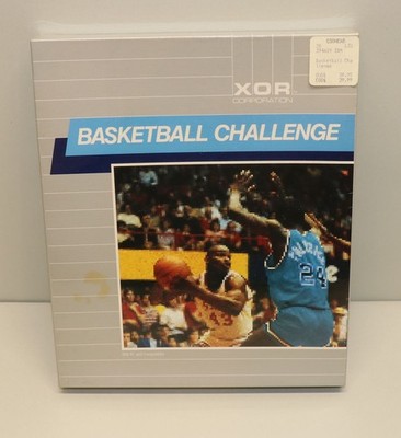 1987 XOR Corporation Basketball Challenge IBM PC Video Game New Sealed