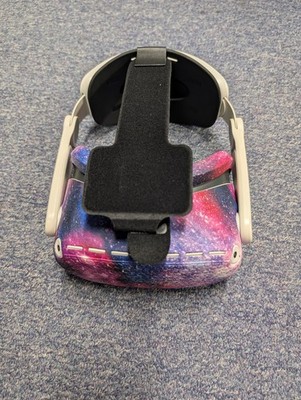 Meta Quest 2 Headset With Aftermarket Head Strap And Silicone Cover