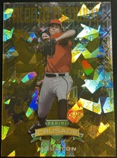 2024 Panini Crusade #90 Alonzo Tredwell Crusade Blue Cracked Ice /10
