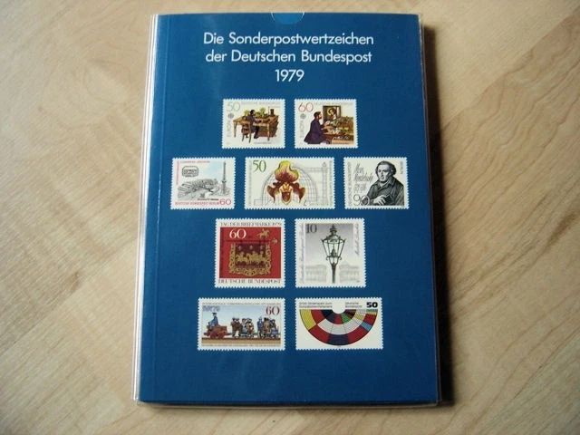 BRD Bund Jahrbuch 1979 komplett mit allen Marken + SD = Jahreszusammenstellung - Bild 1 von 1