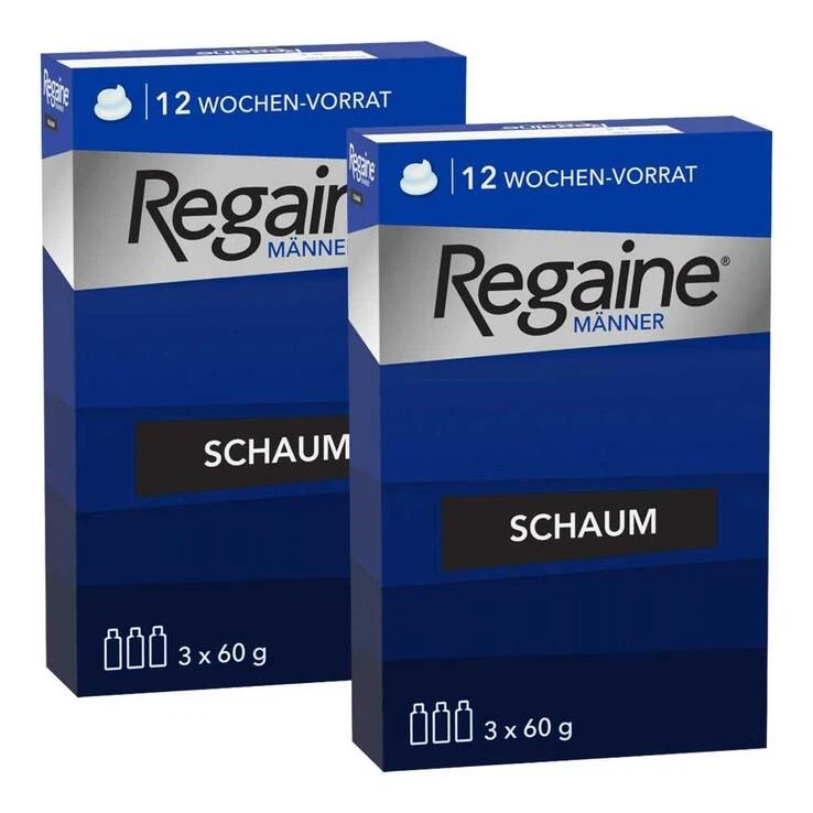 Regaine Männer Schaum 5% · 2x3x60 ml · PZN 08032440