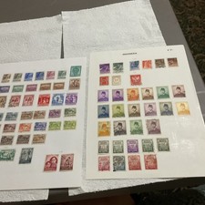 Indonesia X 2 Part Stamp Sheets Lot