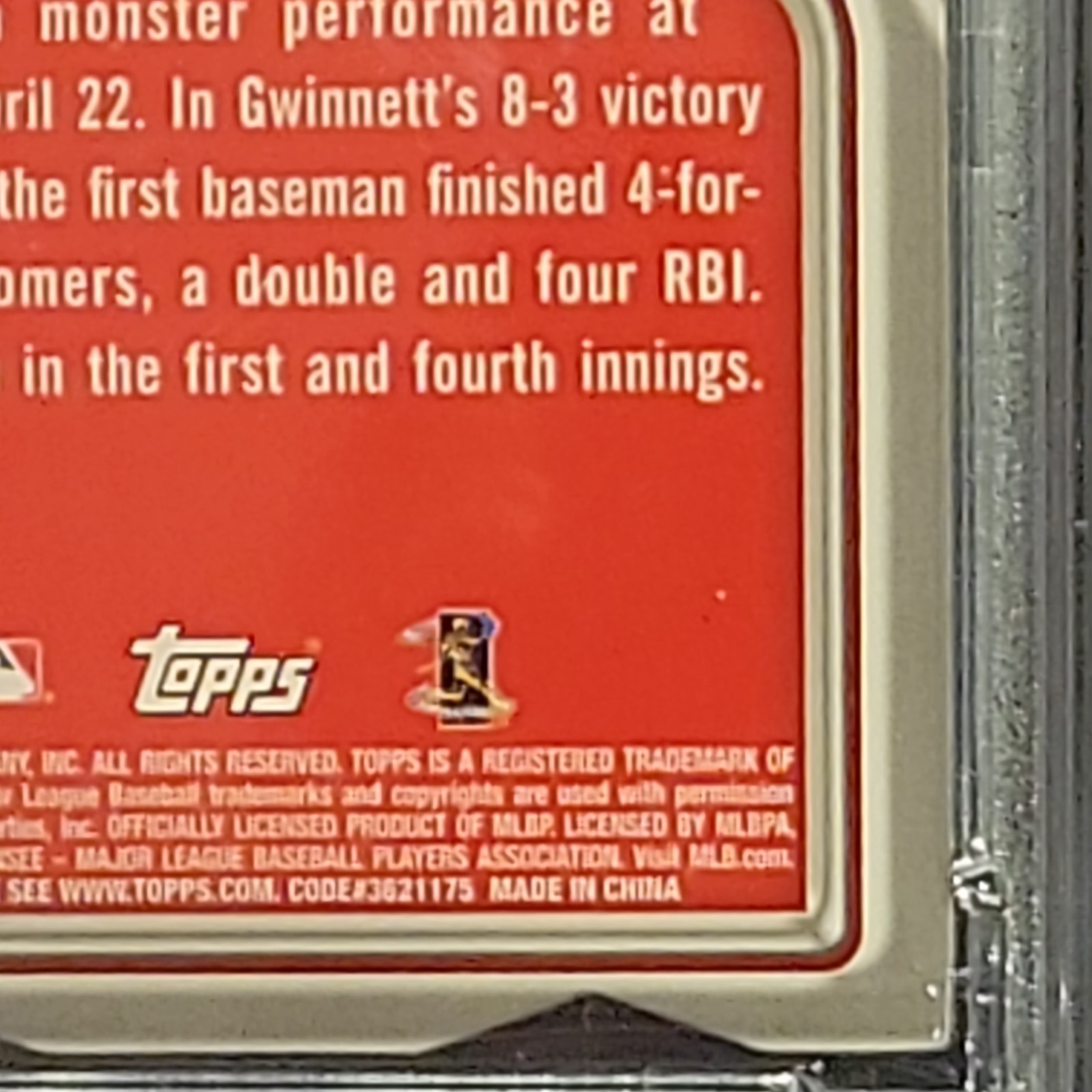 2011 Topps Diamond Die-Cut Freddie Freeman Refractor PSA 8 #DDC59 RC RARE SP !!! view 11