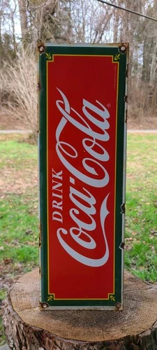 Coca Cola soda Advertising vintage porcelain sign
