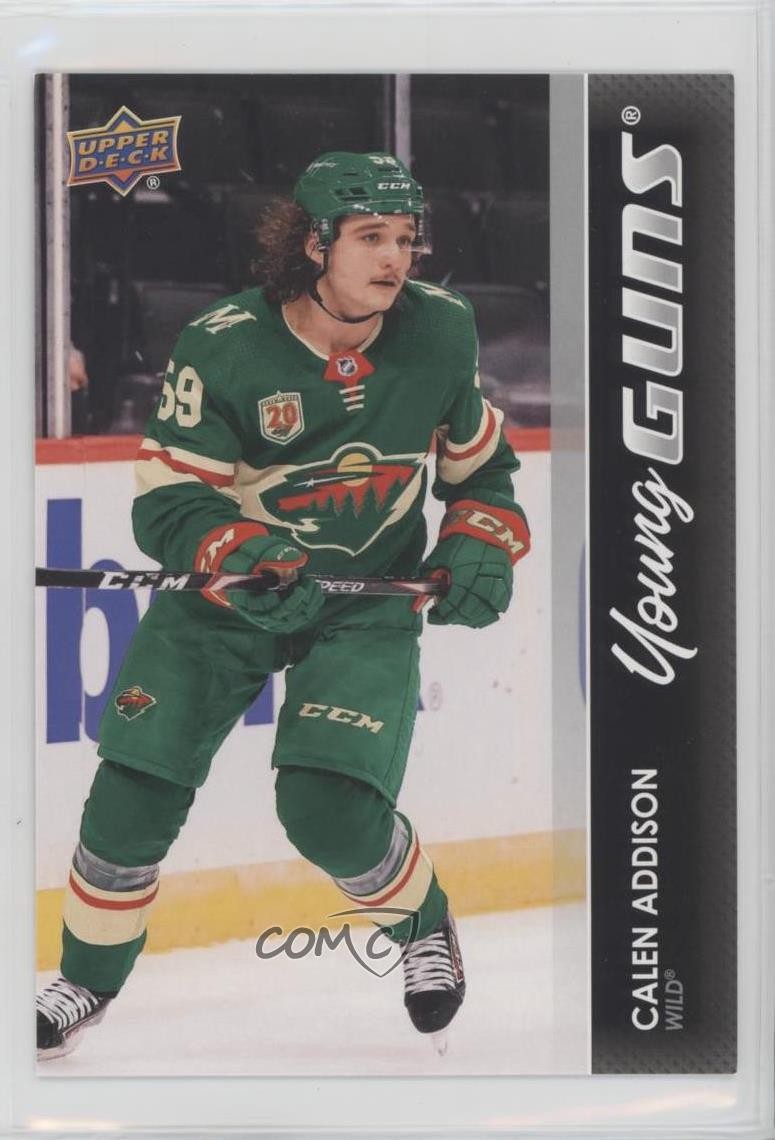 2021-22 Upper Deck Series 1 Young Guns Jumbo Calen Addison #227 e9p