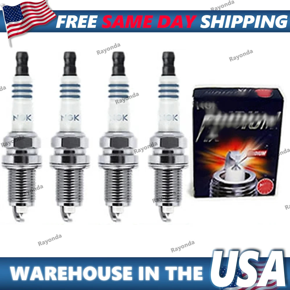 4 pc Genuine NGK Iridium IX Spark Plugs Set   6418 BKR6EIX   Gapped Review