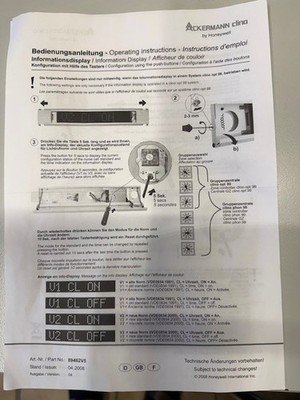 Ackermann by Honeywell, Novar- Display Schesternruf