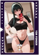 Anime Waifu Sticker Trading Card | Spicy Custom Fan Art