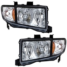 Driver and Passenger Side Headlights For Honda Ridgeline 2006-2008 Halogen