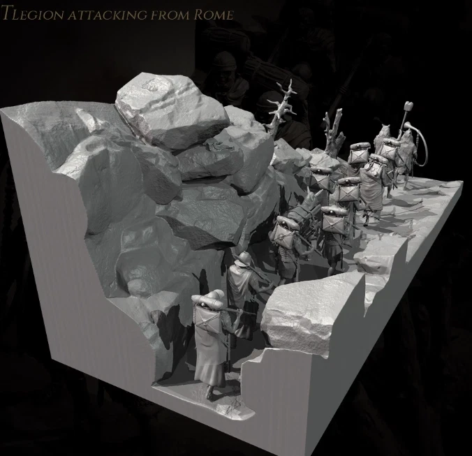 1/35 Resin Roman army marching Big set all include Unpainted unassembled - Image 3 of 4