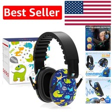 Lightweight 205g Ear Muffs for Kids - 27dB Hearing Protection for Sensory Relief