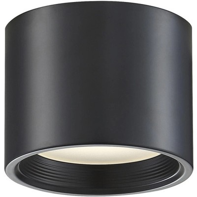 Access Lighting 50005LEDD-BL/ACR Reel 5.25 in. Black LED Flush Mount Light