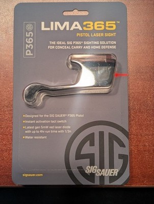 Sig Sauer LIMA365 P365 Compact Red Laser Sight SOL36501 - New in box sealed
