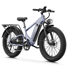 ELECTRIC BIKE FOR ADULT 1800W 85MILE 36MPH 26'' FAT TIRE OFF-ROAD MOUNTAIN EBIKE