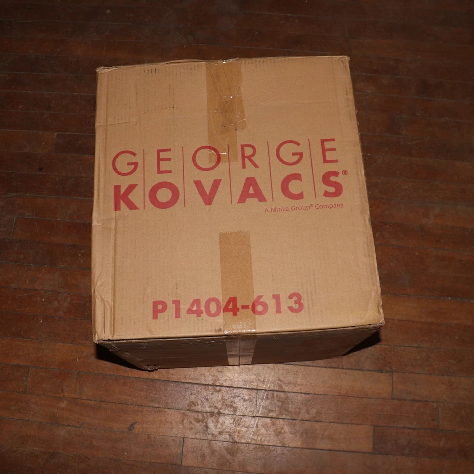 George Kovacs Contemporary 4-Light Pendant Crystal Clear Polished Nickel - Image 2 of 4