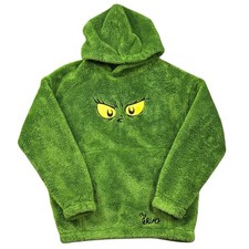 H  M GRINCH FLEECE HOODED SWEATER/HOODIE - Size 12-14
