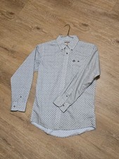 Boys Wrangler western button up dress shirt large