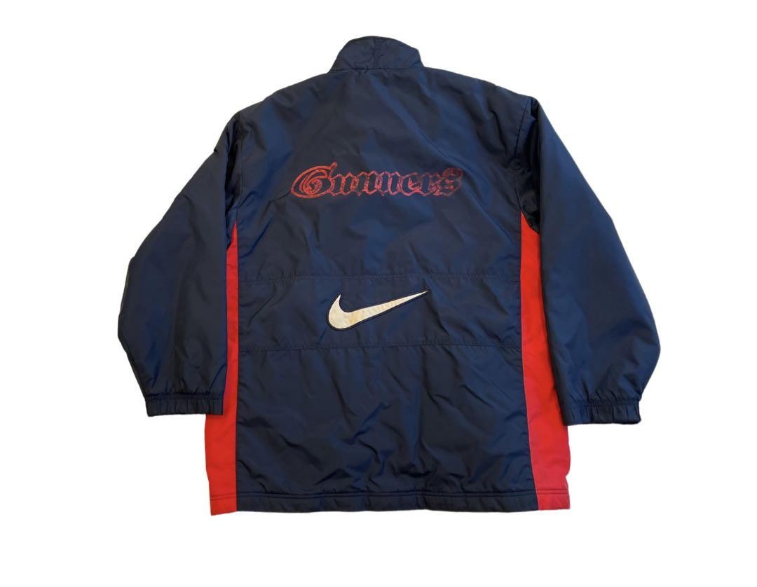 Nike Arsenal ナイロンジャケット Nike Arsenal Nylon Down Jacket Soccer Football Size L
