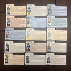 Vintage GI Joe File Card Lot Of 15