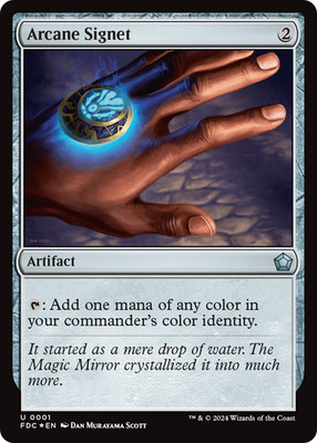 MTG - Arcane Signet - Foundations Starter Collection - NM - EN - Foil