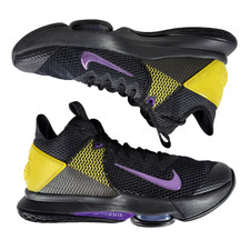 Nike LeBron Witness 4 Black Opti Yellow for Sale  display picture 3
