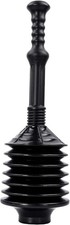 Professional Bellows Accordion Toilet Plunger, High Pressure Thrust Plunge Re...