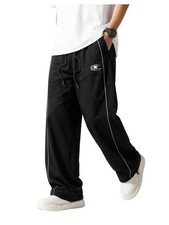 Men's Parachute Pants Y2k Baggy Track Pants Athletic Drawstring Joggers Trous...