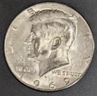 A Silver Clad Kennedy Half Dollar from 1969 D-Mint!