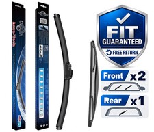 For Mitsubishi i-miev 2010-2024 Front Rear Windscreen Wiper Blades x2 28"12"