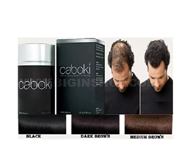 Caboki Plastic 25 Grams Hair Building Fibers (DARK BROWN), Pack of 1 - Image 3 of 4